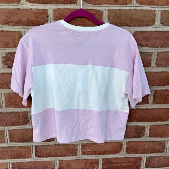 UGG pale pink color block logo top. XS NWT. Great gift idea - Picture 2 of 10